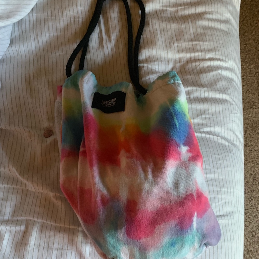 Pink towel bag